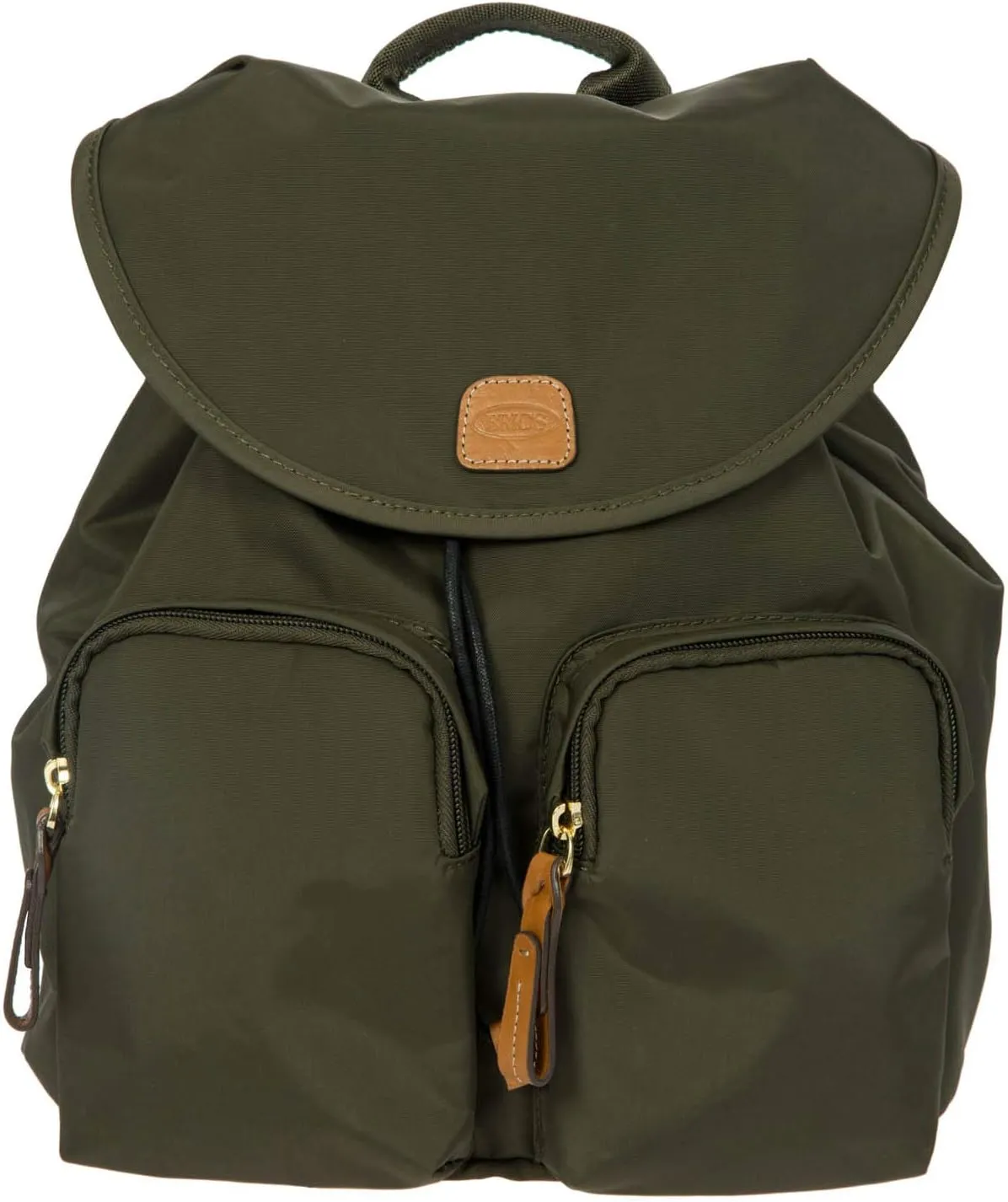 Bric's X-Travel Piccolo City Backpack - 10 inch - Cute Designer Backpack for Women and Men Olive-