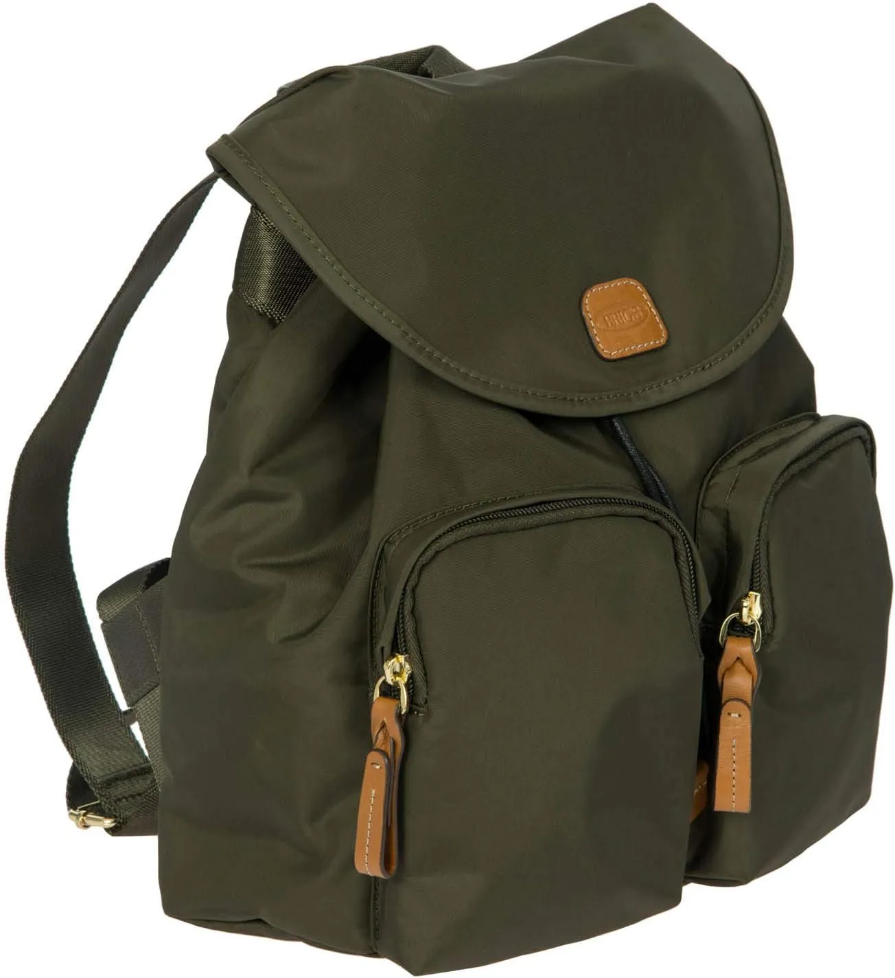 Bric's X-Travel Piccolo City Backpack - 10 inch - Cute Designer Backpack for Women and Men Olive-