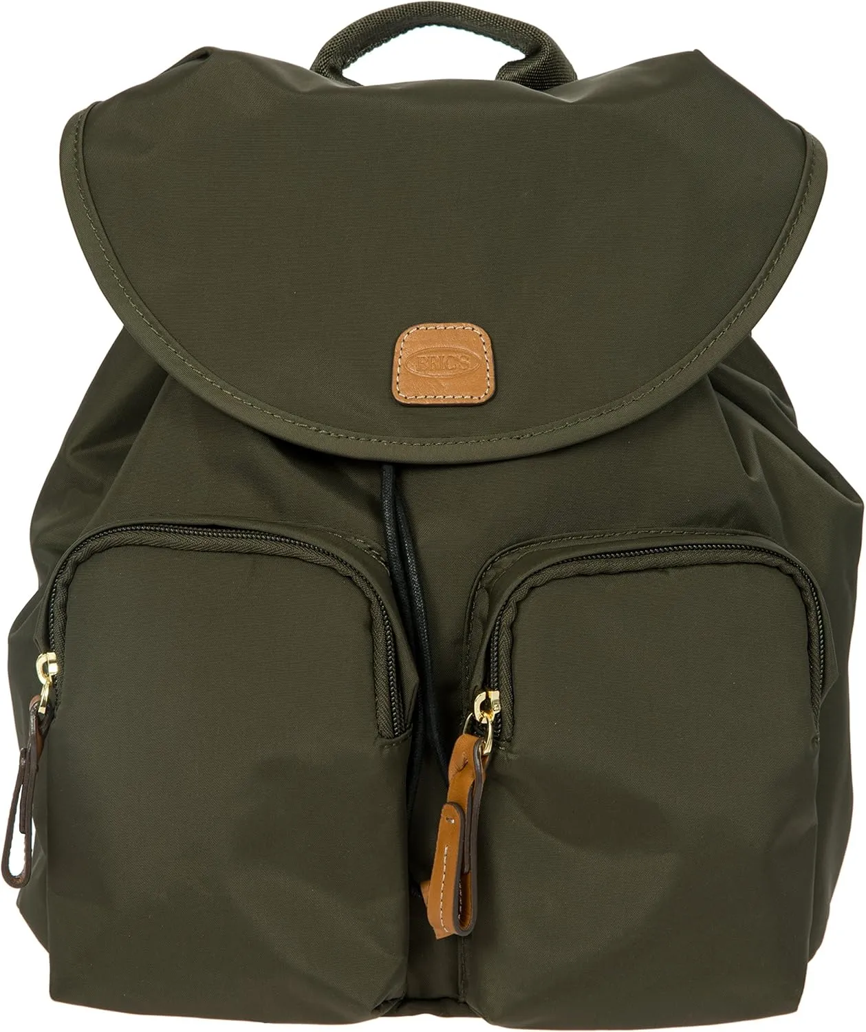 Bric's X-Travel Piccolo City Backpack - 10 inch - Cute Designer Backpack for Women and Men Olive-