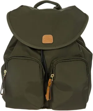 Bric's X-Travel Piccolo City Backpack - 10 inch - Cute Designer Backpack for Women and Men Olive-