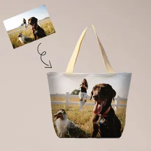 Bulk Custom Full Print Tote Bag - 2-Sided Print Tote Bag