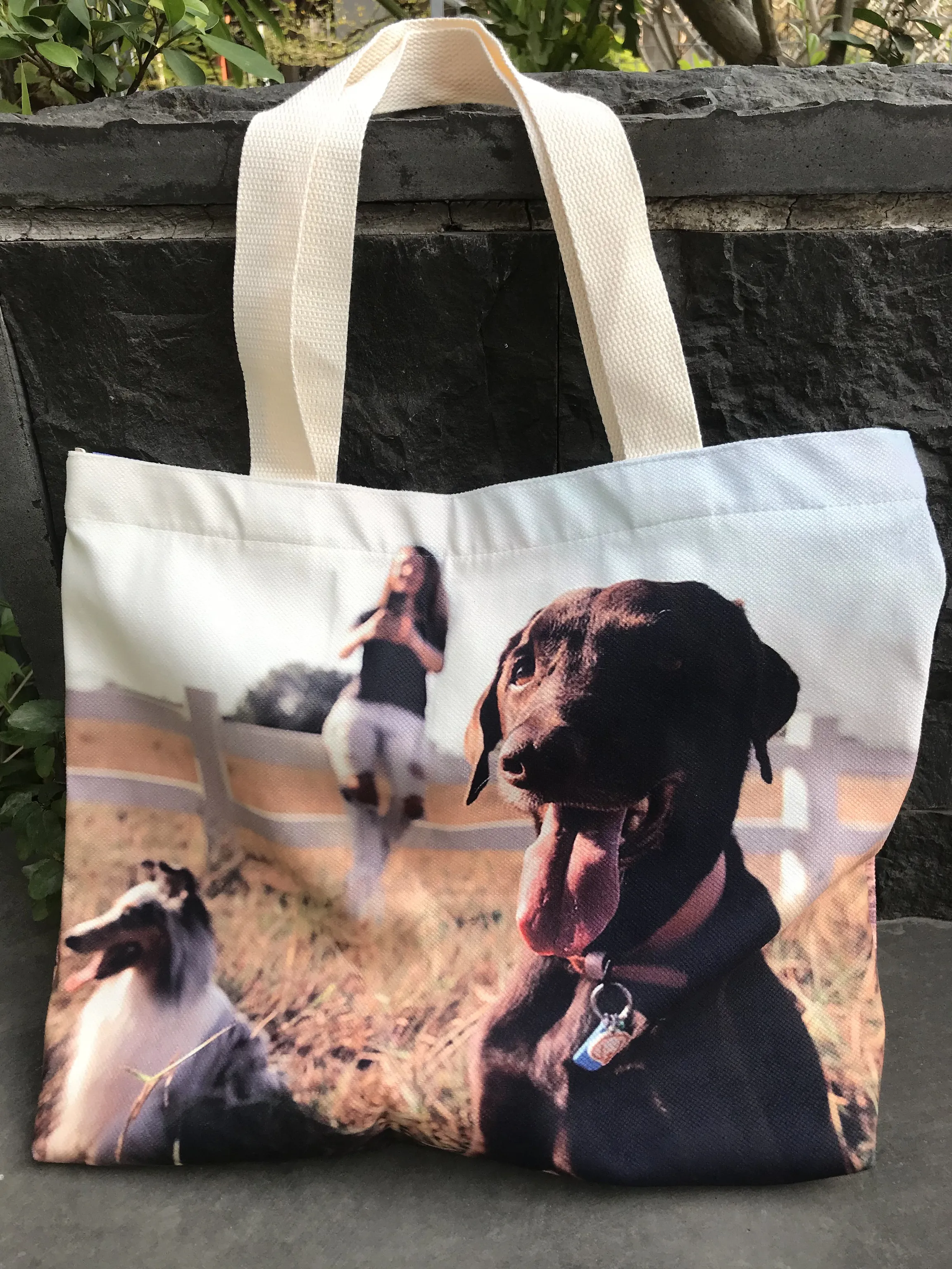 Bulk Custom Full Print Tote Bag - 2-Sided Print Tote Bag