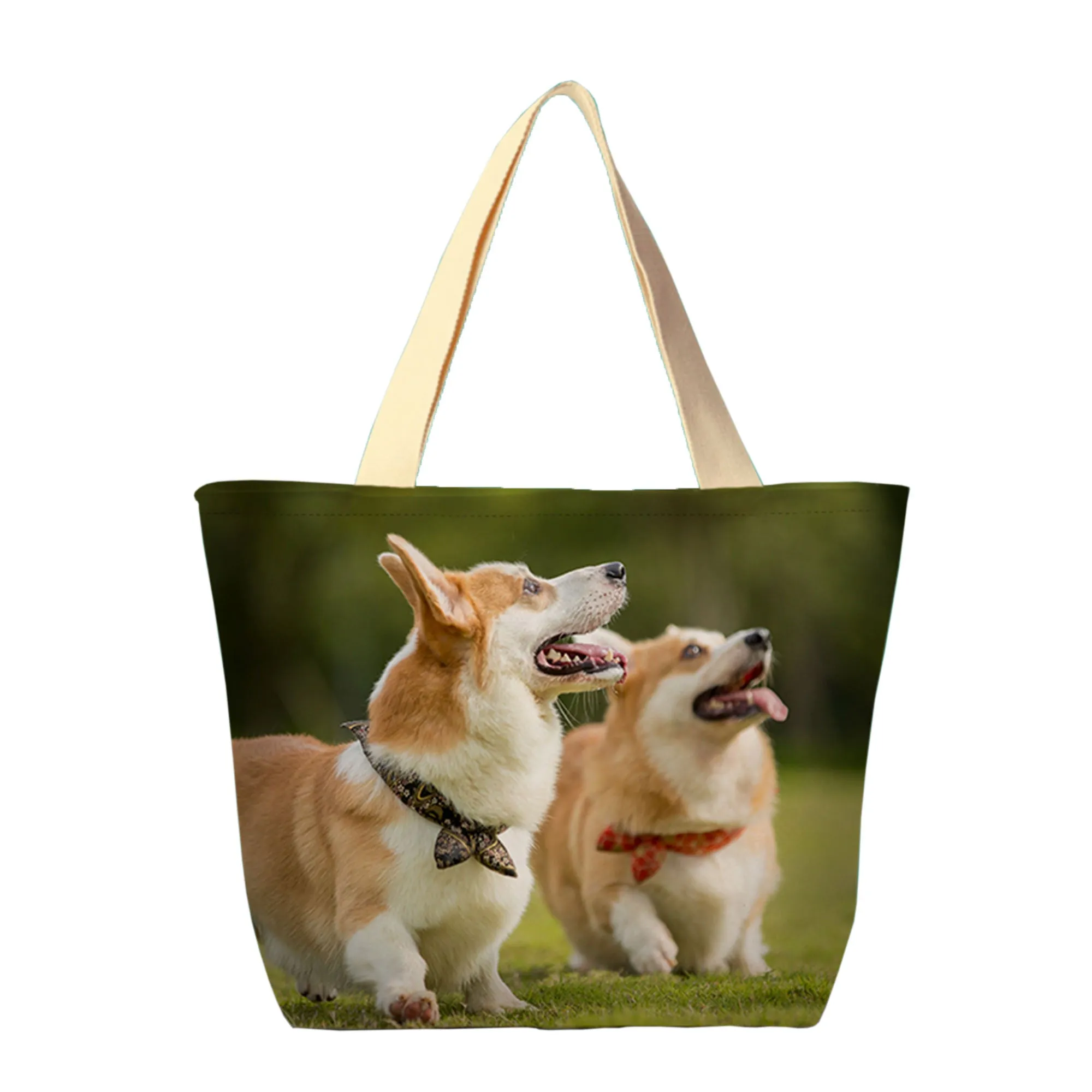 Bulk Custom Full Print Tote Bag - 2-Sided Print Tote Bag