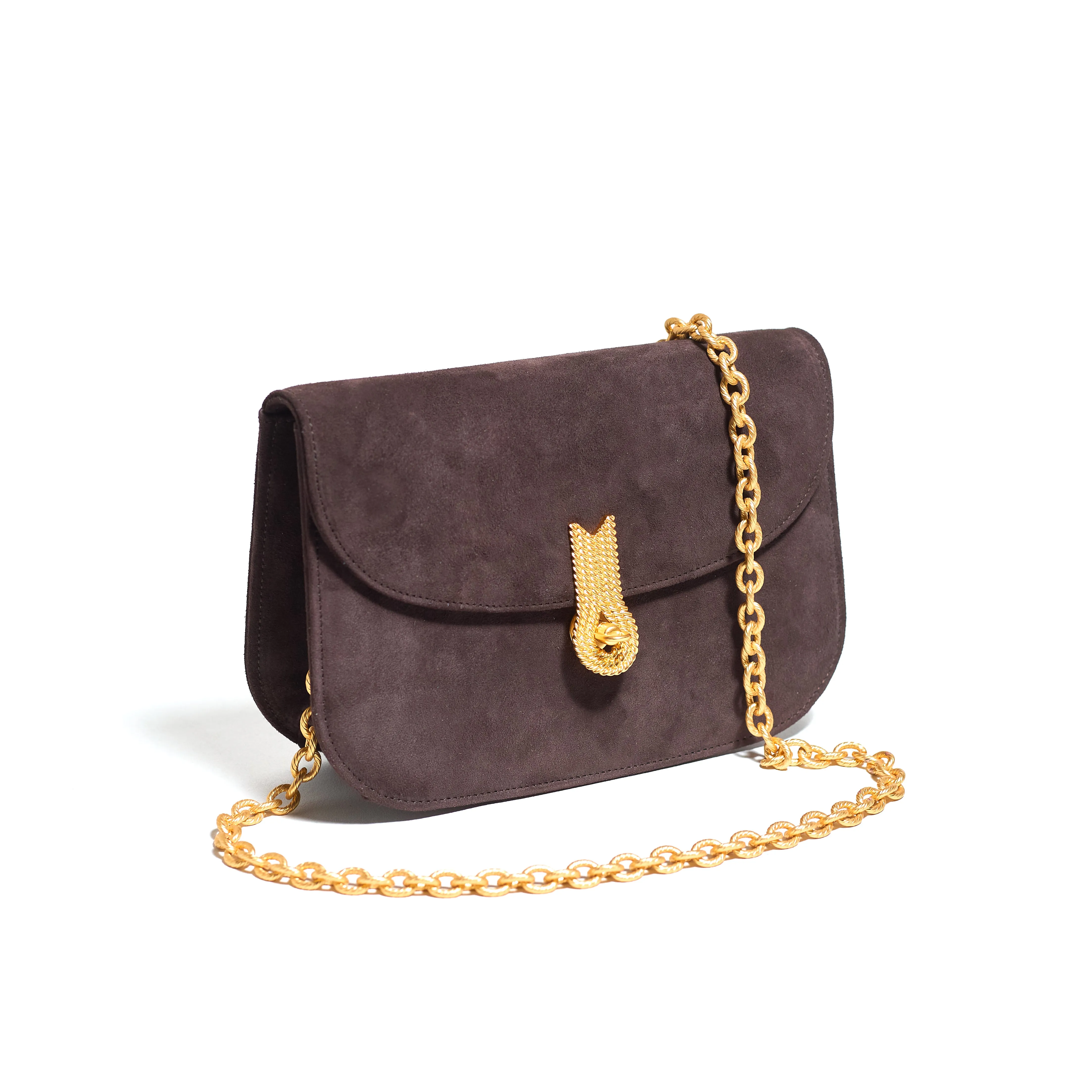 CACCIATORA MINI SUEDE CHOCCOLATE