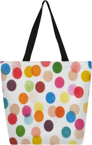 Canvas Tote Bag Large Women Casual Shoulder Bag Handbag Reusable Storage Shoulder Bag