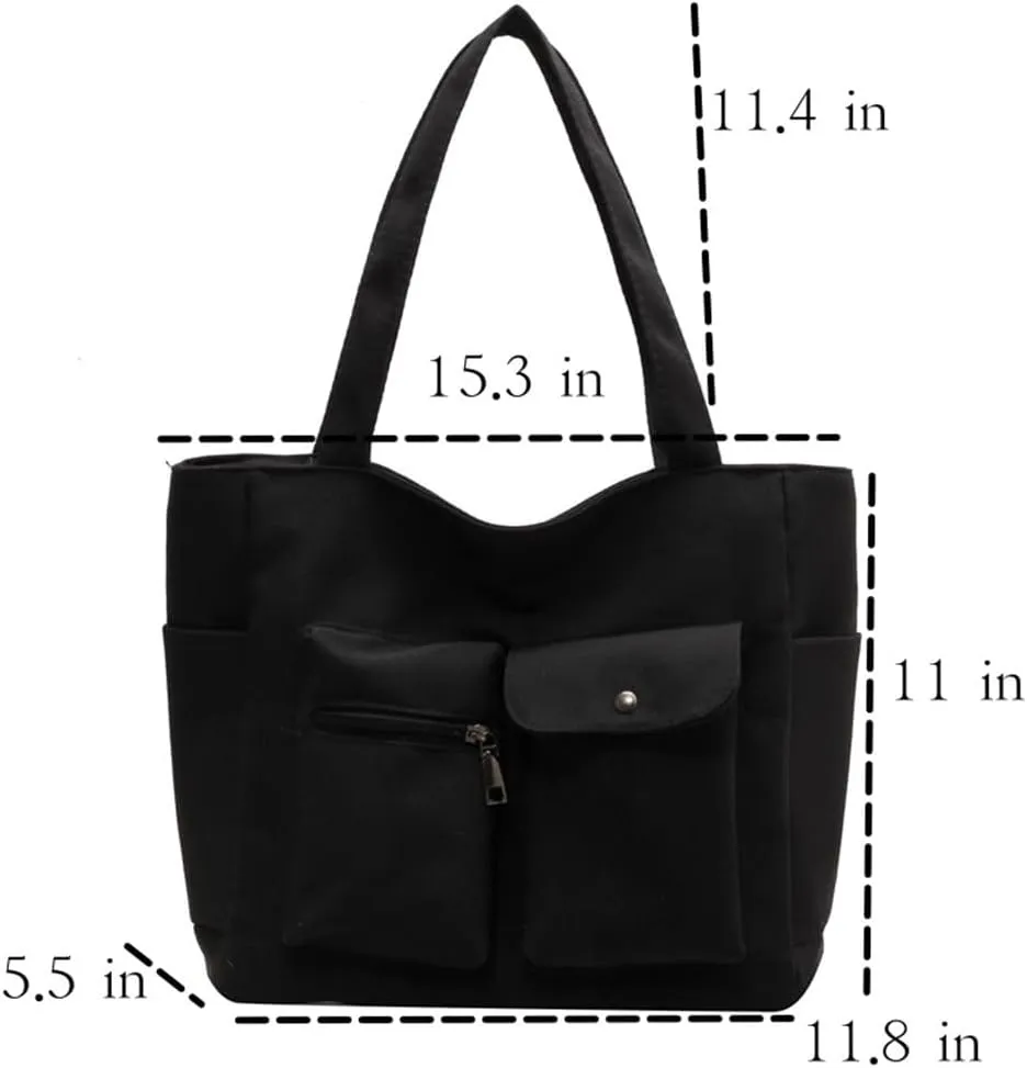Canvas Tote Bags Women for Women Hobo Crossbody Bags Purse Large Work Travel Shoulder Bags Handbags Gift