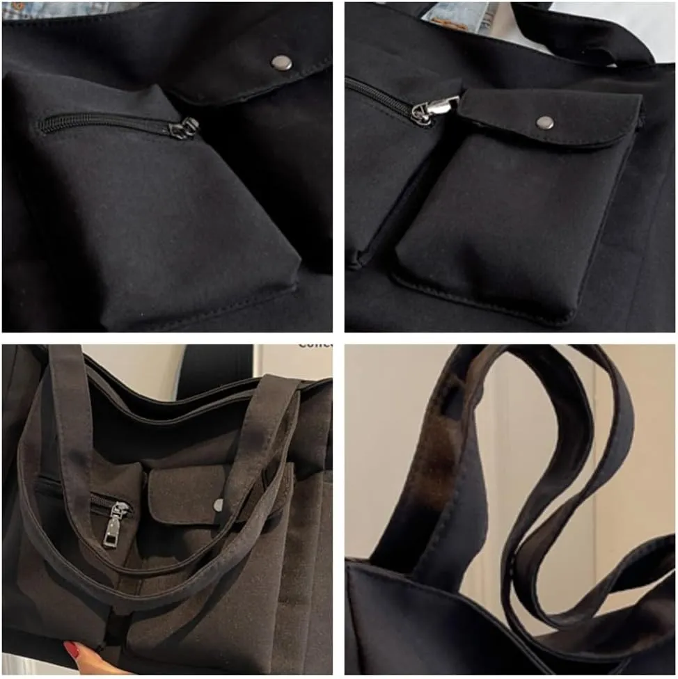 Canvas Tote Bags Women for Women Hobo Crossbody Bags Purse Large Work Travel Shoulder Bags Handbags Gift