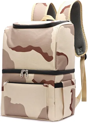 Car Camping Coolers for Peugeot 406/407/408/506/507/508/Boxer/Expert, Waterproof Portable Cooler, Leak Proof Picnic Insulated Bag, Ultra-Light Premium Ice Chest Box,D-Desert Camouflage