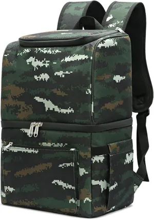 Car Camping Coolers for Volvo EC40/EM90/EX30/EX90, Waterproof Portable Cooler, Leak Proof Picnic Insulated Bag, Ultra-Light Premium Ice Chest Box,F-Rainforest Camouflage