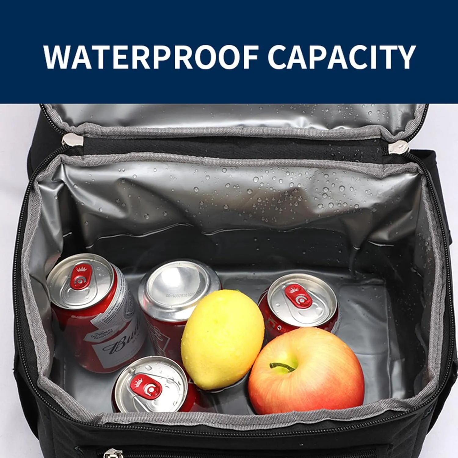 Car Camping Coolers for Volvo EC40/EM90/EX30/EX90, Waterproof Portable Cooler, Leak Proof Picnic Insulated Bag, Ultra-Light Premium Ice Chest Box,F-Rainforest Camouflage
