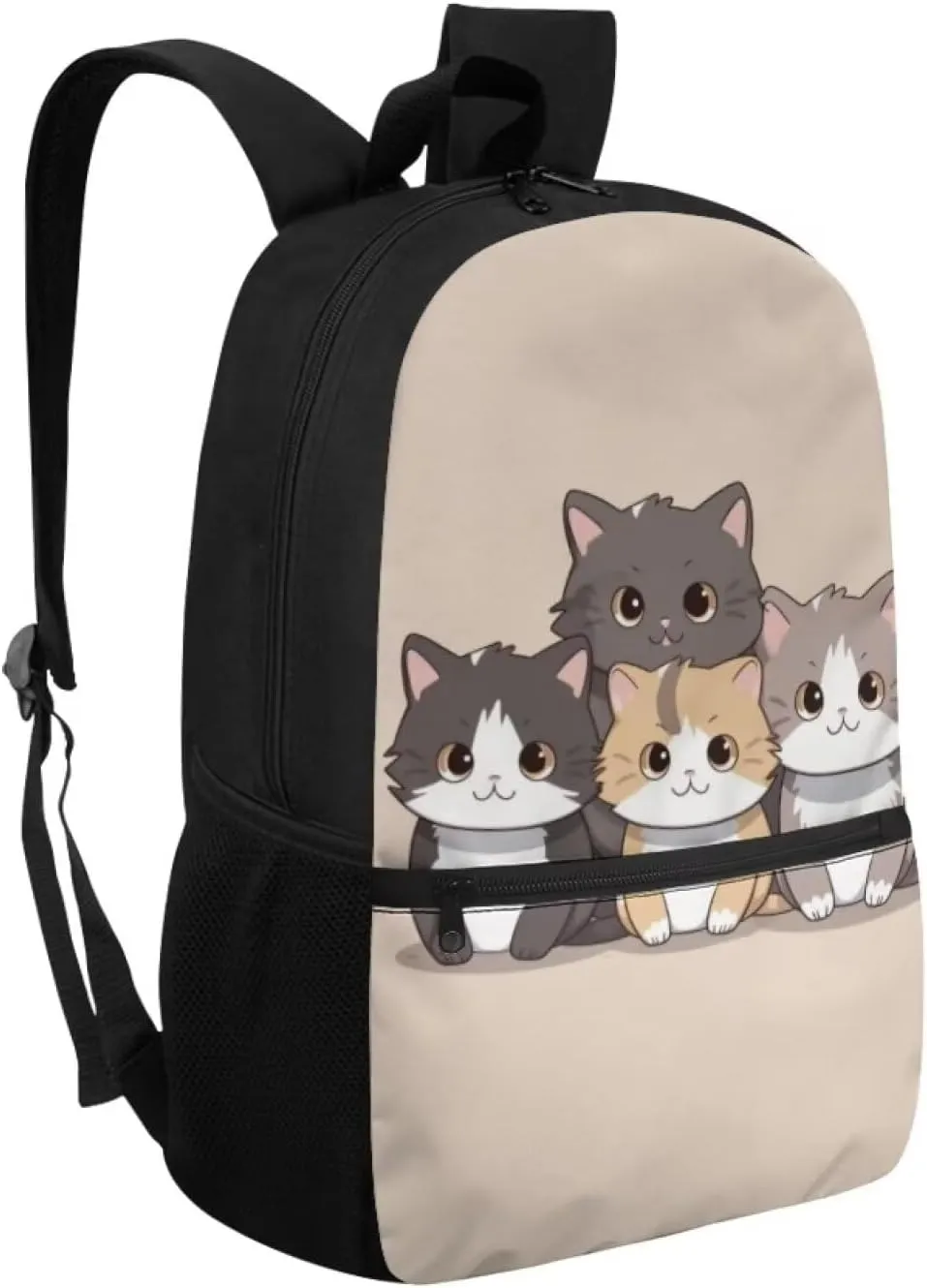 Cat Backpack for Girls Age 8-10 14-16 Kids School Backpacks Elementary Bookbag Kindergarten Preschool Schoolbag Teen School Backpack Daypack Travel Hiking Rucksack