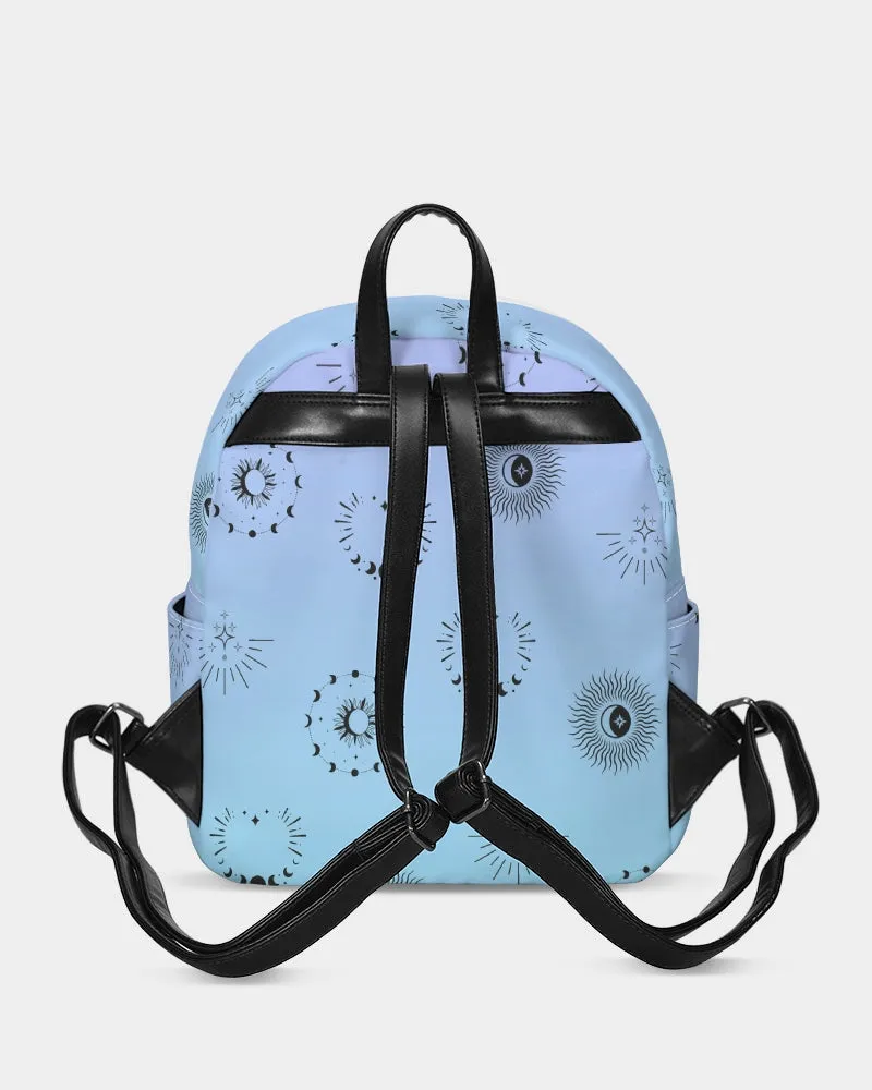 Celestial Vibes Mini Backpack - Violet and Blue