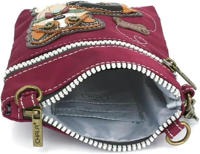 CHALA Crossbody RFID Cell Phone Purse - Women Nylon/Faux Leather Multicolor Handbag with Adjustable Strap Venture
