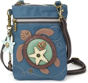 CHALA Crossbody RFID Cell Phone Purse - Women Nylon/Faux Leather Multicolor Handbag with Adjustable Strap Venture