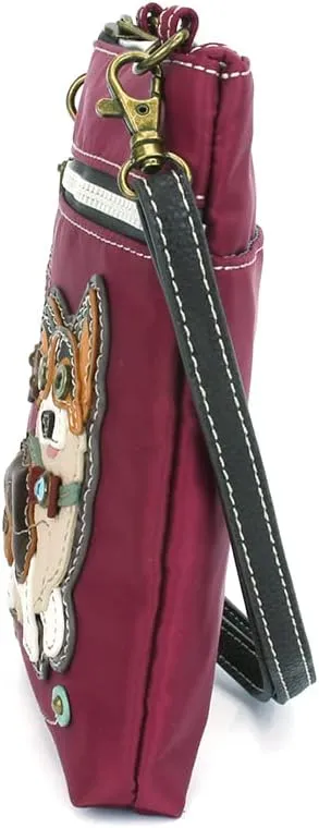 CHALA Crossbody RFID Cell Phone Purse - Women Nylon/Faux Leather Multicolor Handbag with Adjustable Strap Venture