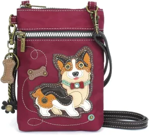 CHALA Crossbody RFID Cell Phone Purse - Women Nylon/Faux Leather Multicolor Handbag with Adjustable Strap Venture