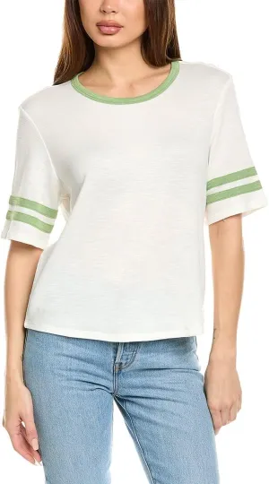 CHASER Womens Soft Gauge Jersey Enrique T-Shirt, S, White