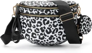 Checkered Crossbody Bag Bum Bag for Women Checkered Purse Cross Body Messenger Handbags Out Going Bag