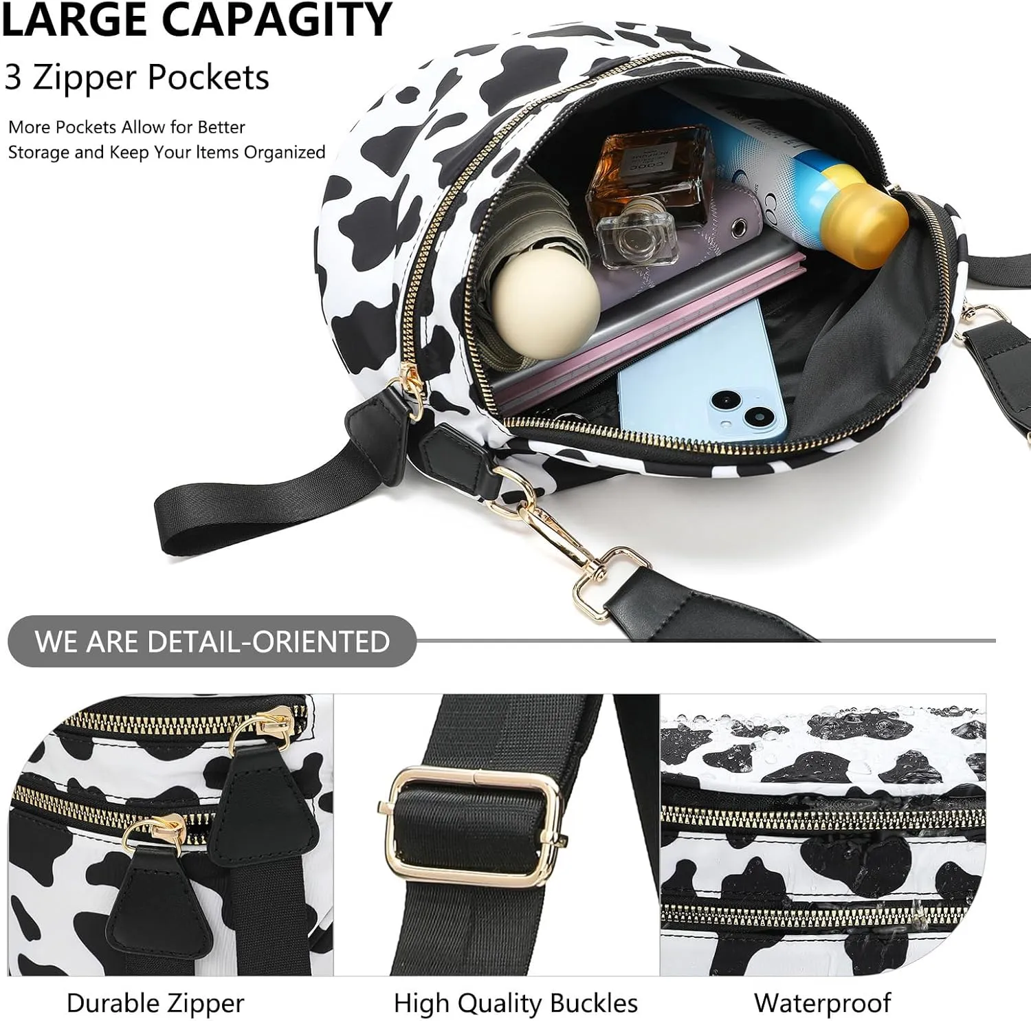 Checkered Crossbody Bag Bum Bag for Women Checkered Purse Cross Body Messenger Handbags Out Going Bag