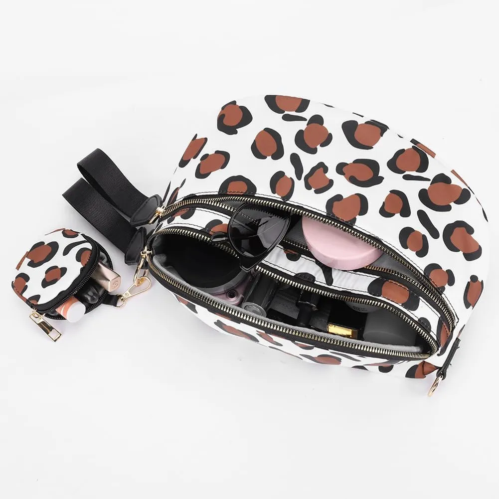 Checkered Crossbody Bag Bum Bag for Women Checkered Purse Cross Body Messenger Handbags Out Going Bag