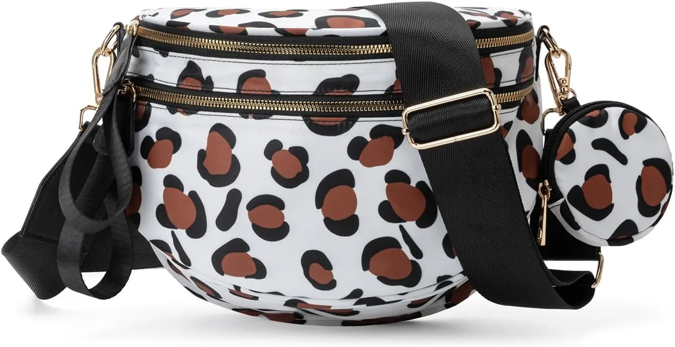 Checkered Crossbody Bag Bum Bag for Women Checkered Purse Cross Body Messenger Handbags Out Going Bag