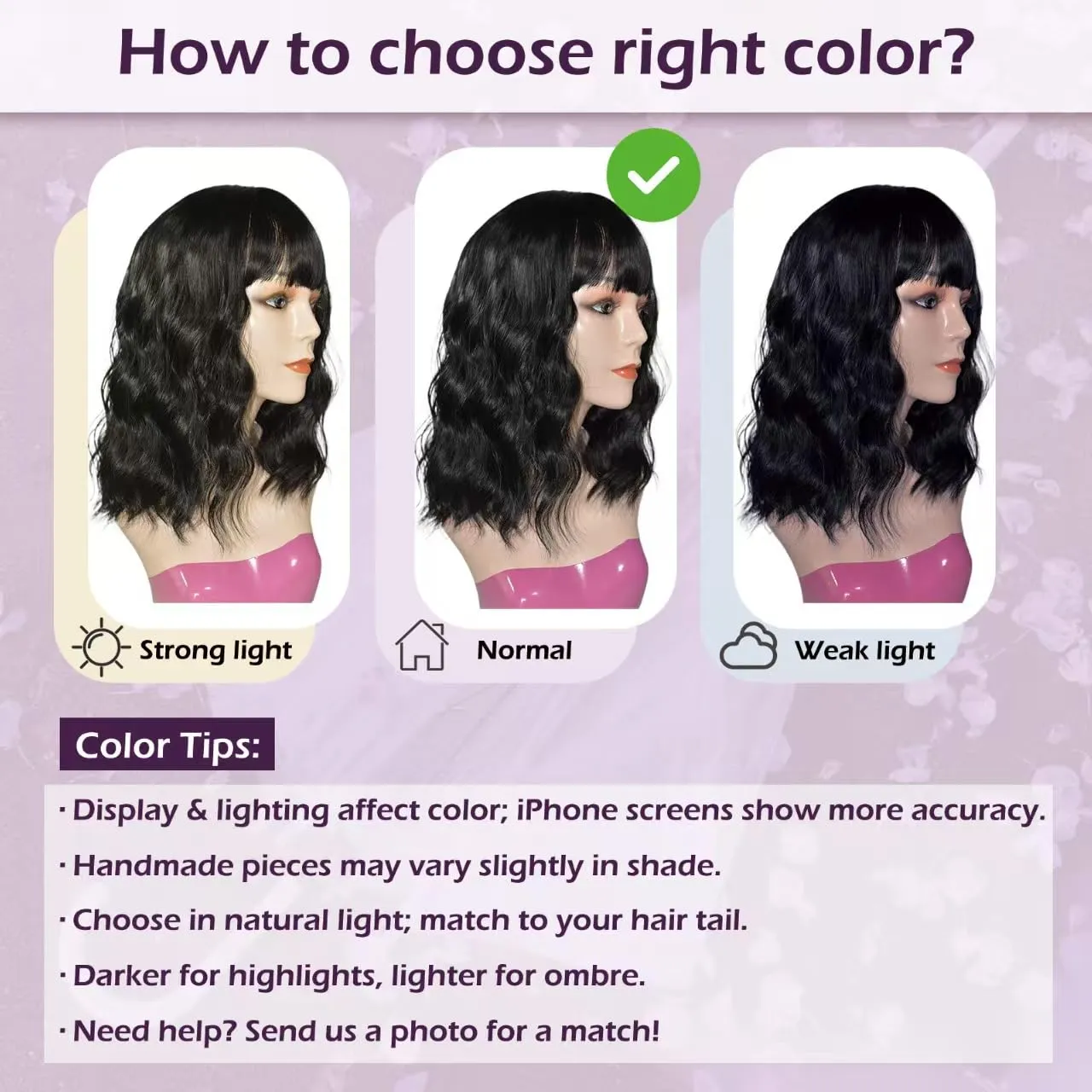 Chestnut Brown with Light Brown Wig With Bangs Synthetic Wigs Shoulder Length Bob Wigs Heat Resistant Wigs for Women 14 Inch