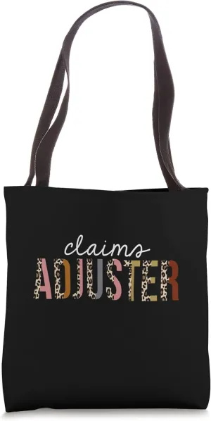 Claims Adjuster Leopard Print Funny Appreciation Tote Bag