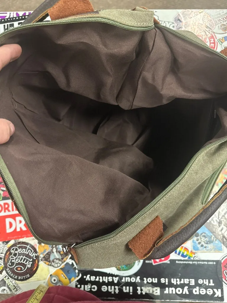 CLAIRE FASHION CANVAS CROSSBODY