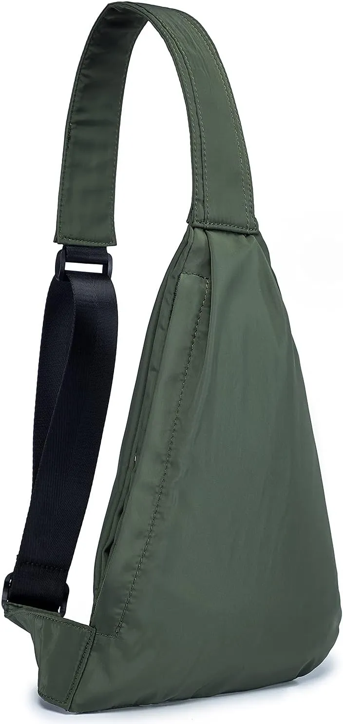 Clakllie Soft Crossbody Bags Waterproof Sling Bags for Travel Lightweight Shoulder Bag Casual Chest Bag Backpack