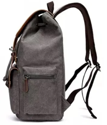 Classic Canvas Rucksack - Leather Trim