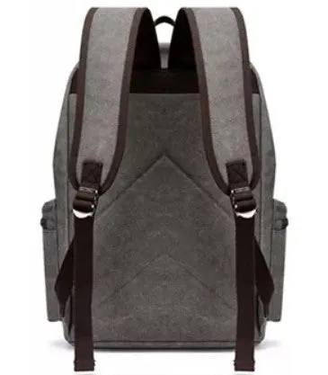 Classic Canvas Rucksack - Leather Trim
