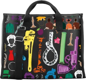 CMNIM Murder Movie Merchandise Get A Murder Large Crossbody Bag Choose Your Messenger Comedy Murder Mystery Lover Gift
