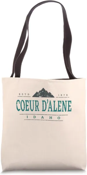 Coeur D'Alene Idaho | Coeur D'Alene ID Wilderness Tote Bag
