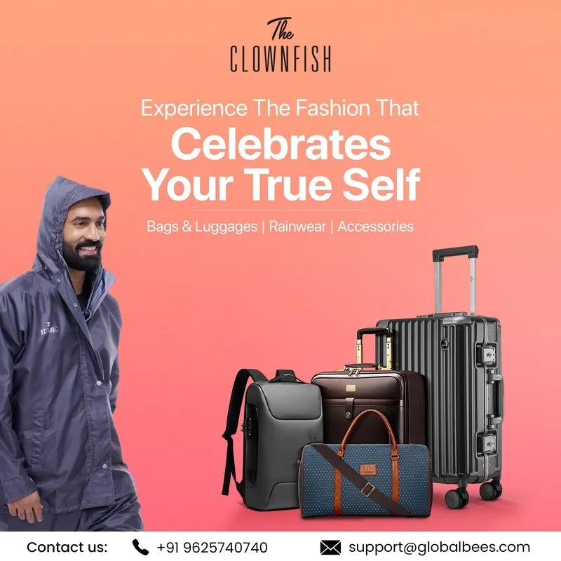 Combo: THE CLOWNFISH Messenger & Sling Bags - Spacious, Stylish | Laptop & Travel Bags | 28L & 2L | Steel Grey & Brown