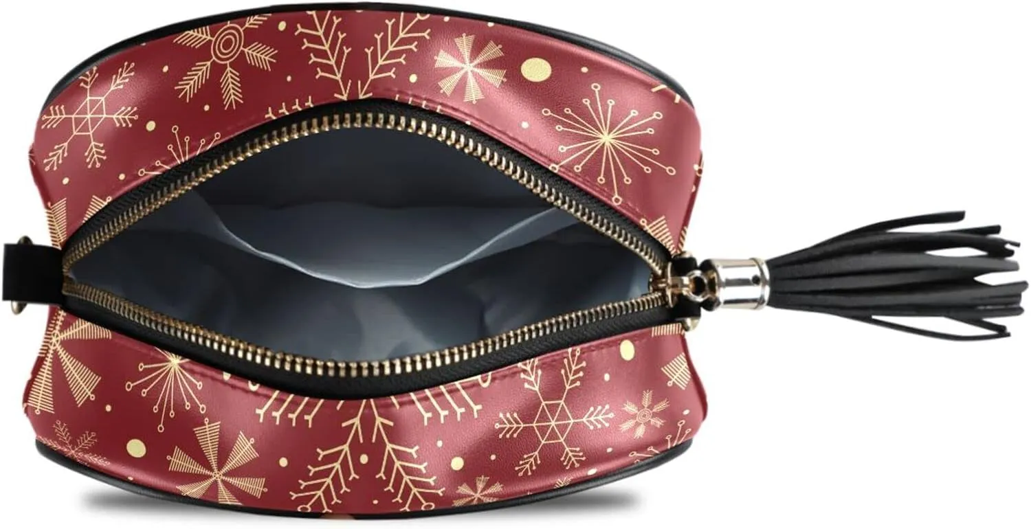 Crossbody Bag for Women Shoulder Bag with Chain Strap and Tassel