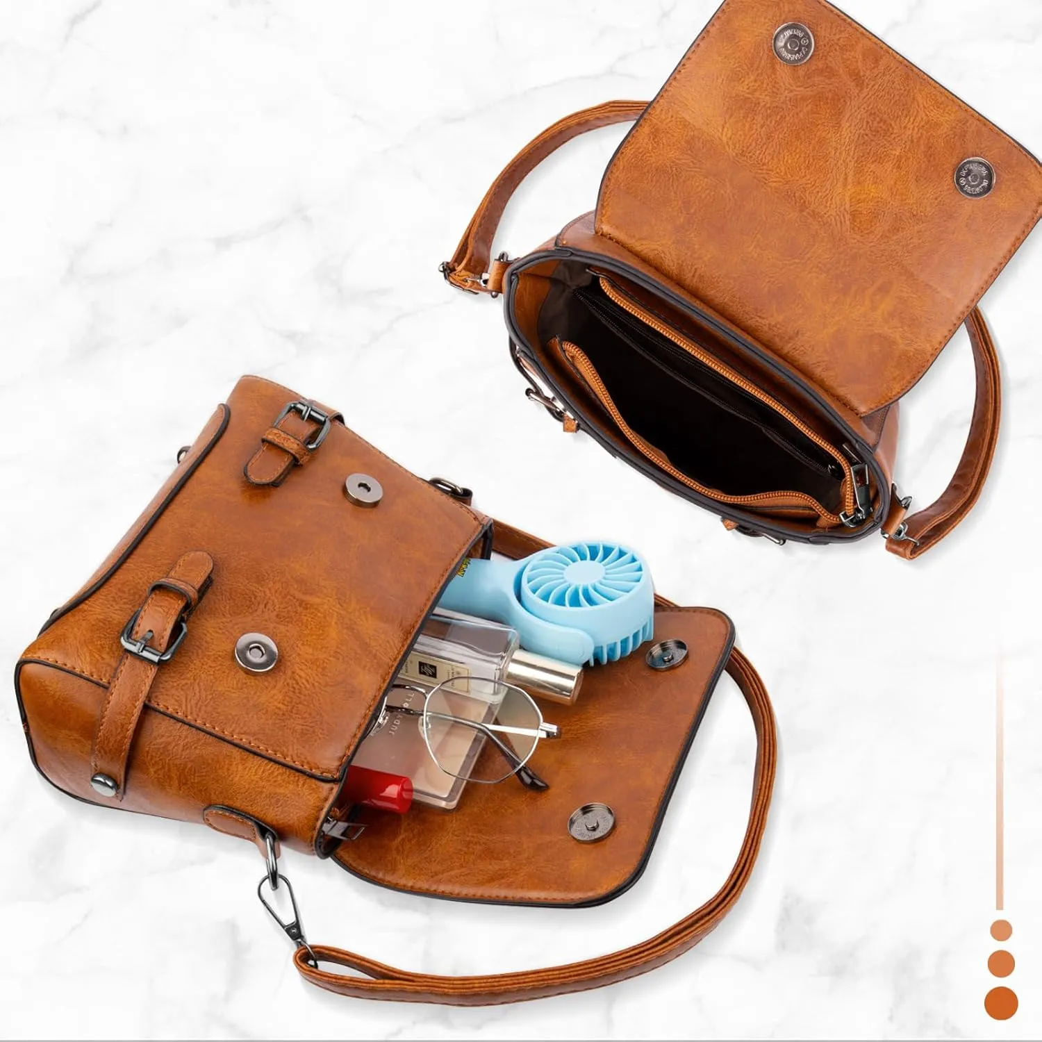 Crossbody Purses for Women, Cute Soft PU Leather Small Purse Handbags, Trendy Tote Clutch Purses Ladies Shoulder Bag
