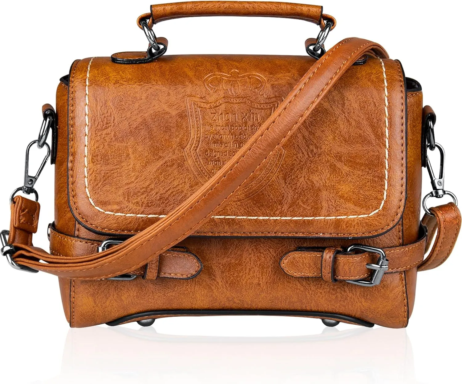 Crossbody Purses for Women, Cute Soft PU Leather Small Purse Handbags, Trendy Tote Clutch Purses Ladies Shoulder Bag