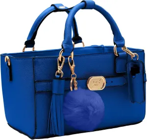 CRS Cross Rink Side Tote & Style Set - Accessory Skate Bag for Figure Skating, Roller, Ballet, Dance, Cheer, Tennis. (Blue-Cobalt, Rink Side Tote & Style Set)