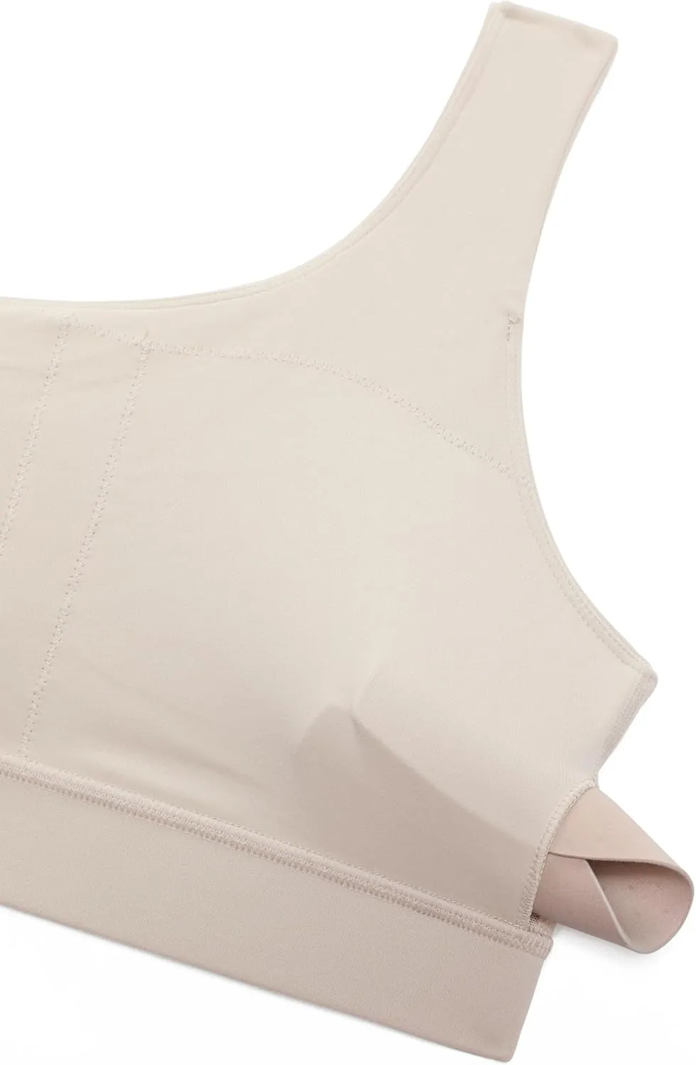 CRZ YOGA Butterluxe Womens One Shoulder Sports Bra - Sleeveless One Strap Low Impact Asymmetrical Workout Yoga Tops