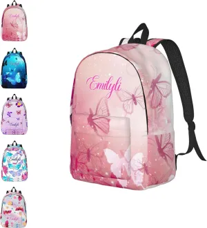 Custom Backpack | Custom Name Backpacks For Her/Him For Work,Weekend Getaway,Traveling,Camping,Hiking Personalized Backpack| Multiple Colors Are Available (S: 30 * 14 * 40 cm,style 10)