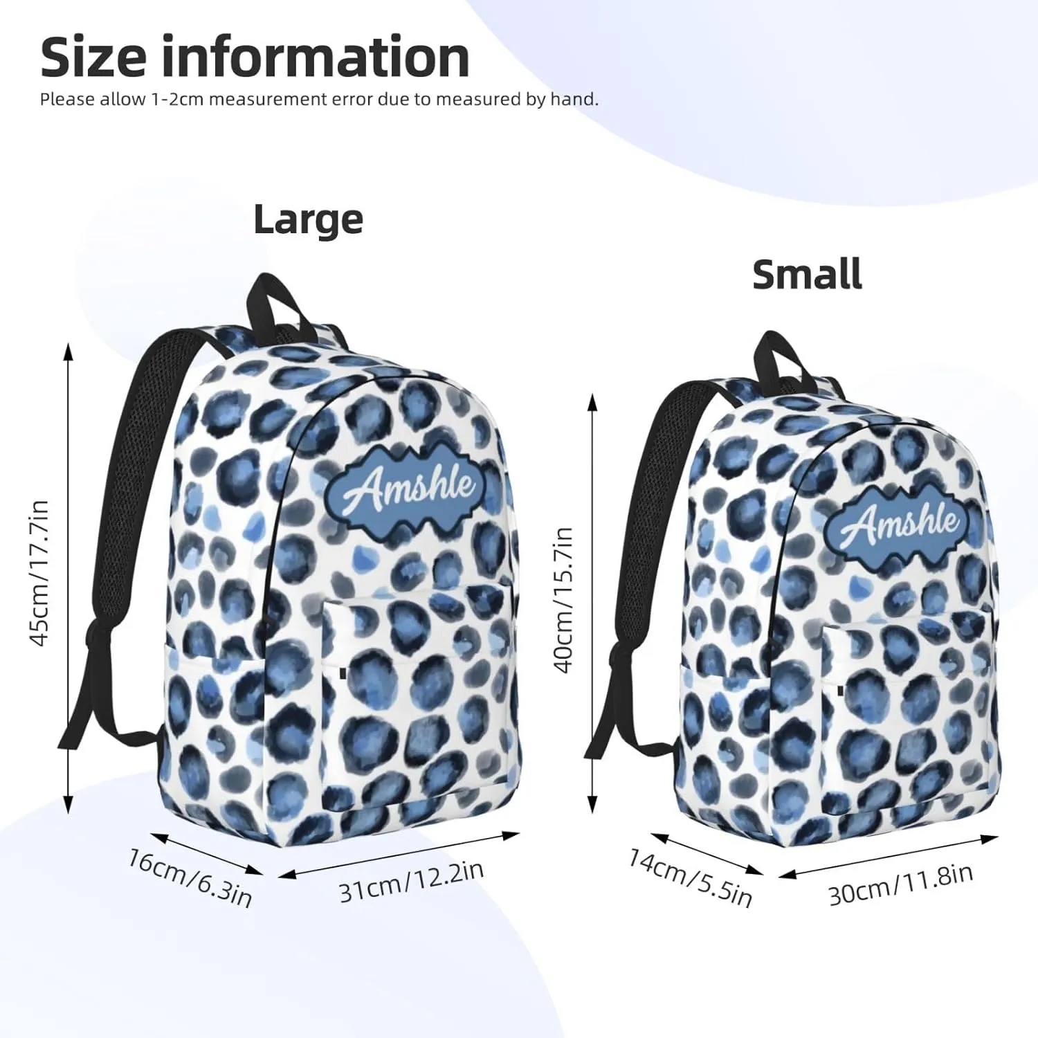 Custom Backpack| Custom Name Backpacks For Her/Him For Work,Weekend Getaway,Traveling,Hiking,Camping Personalized Backpack| Multiple Colors Are Available (S: 30 * 14 * 40 cm,style 2)