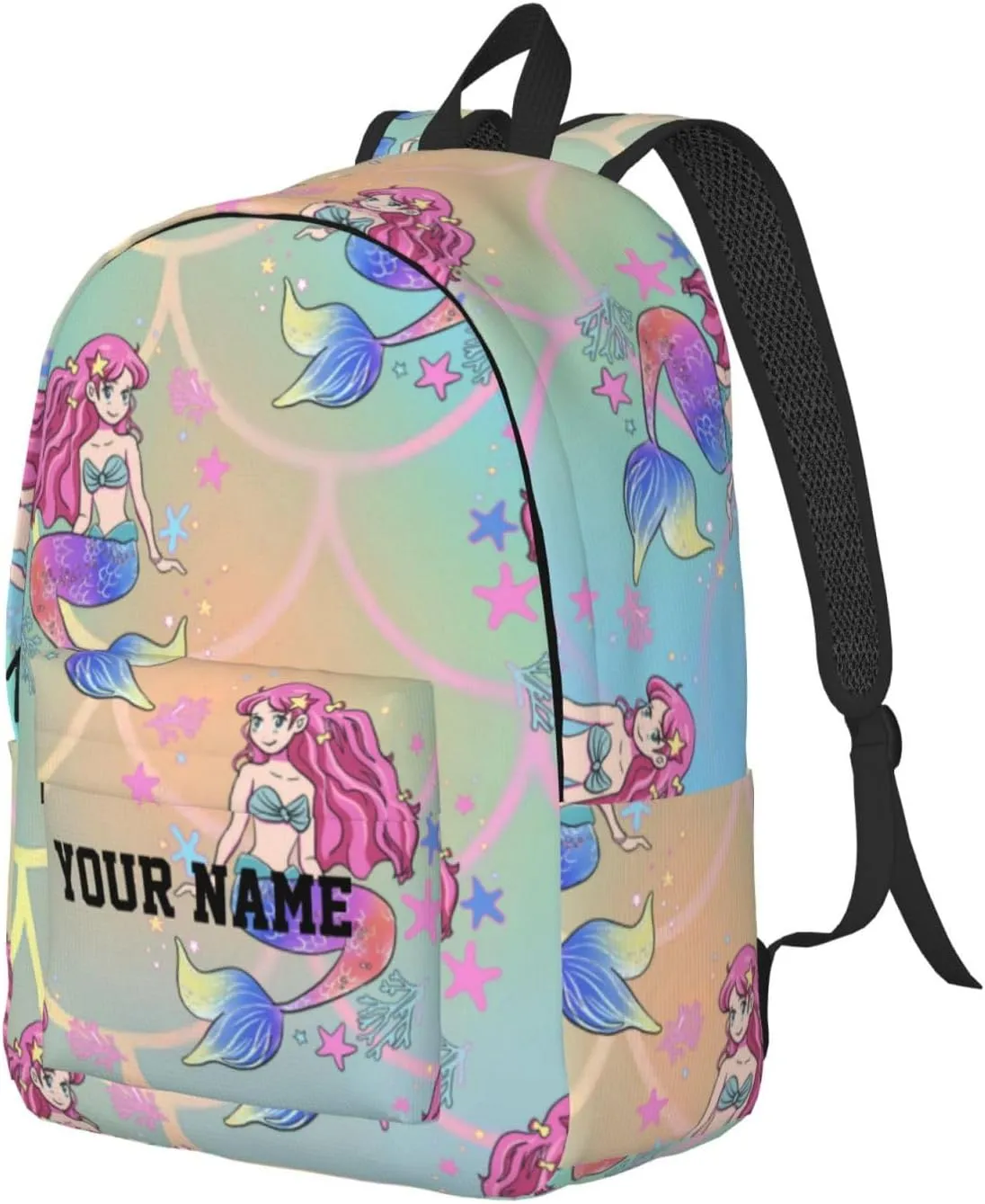 Custom Backpack for Kids,Personalized Backpacks for Boys Girls Design Name Text Cute Lightweight Kindergarten Elementary School Bookbag