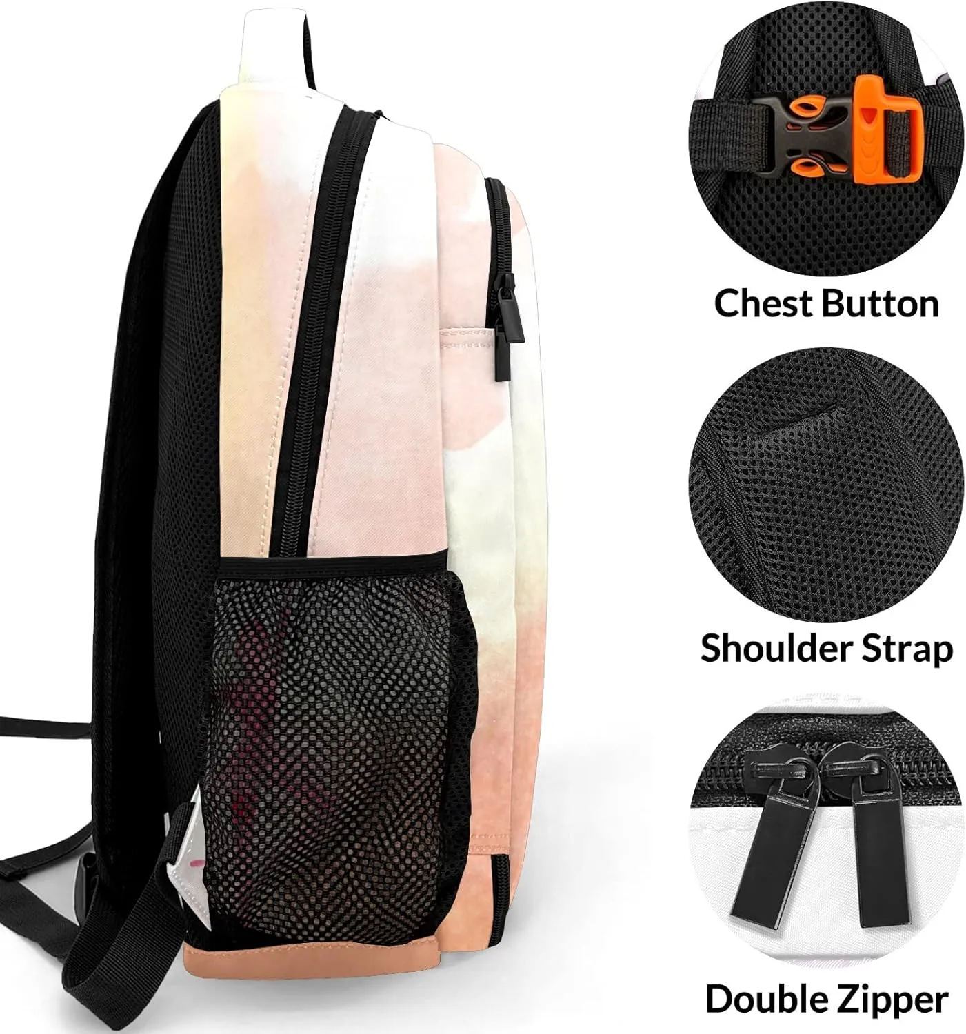 Custom Ballet Girl Backpack Custom Multifunctional Waterproof Laptop Bag for Travel Gift