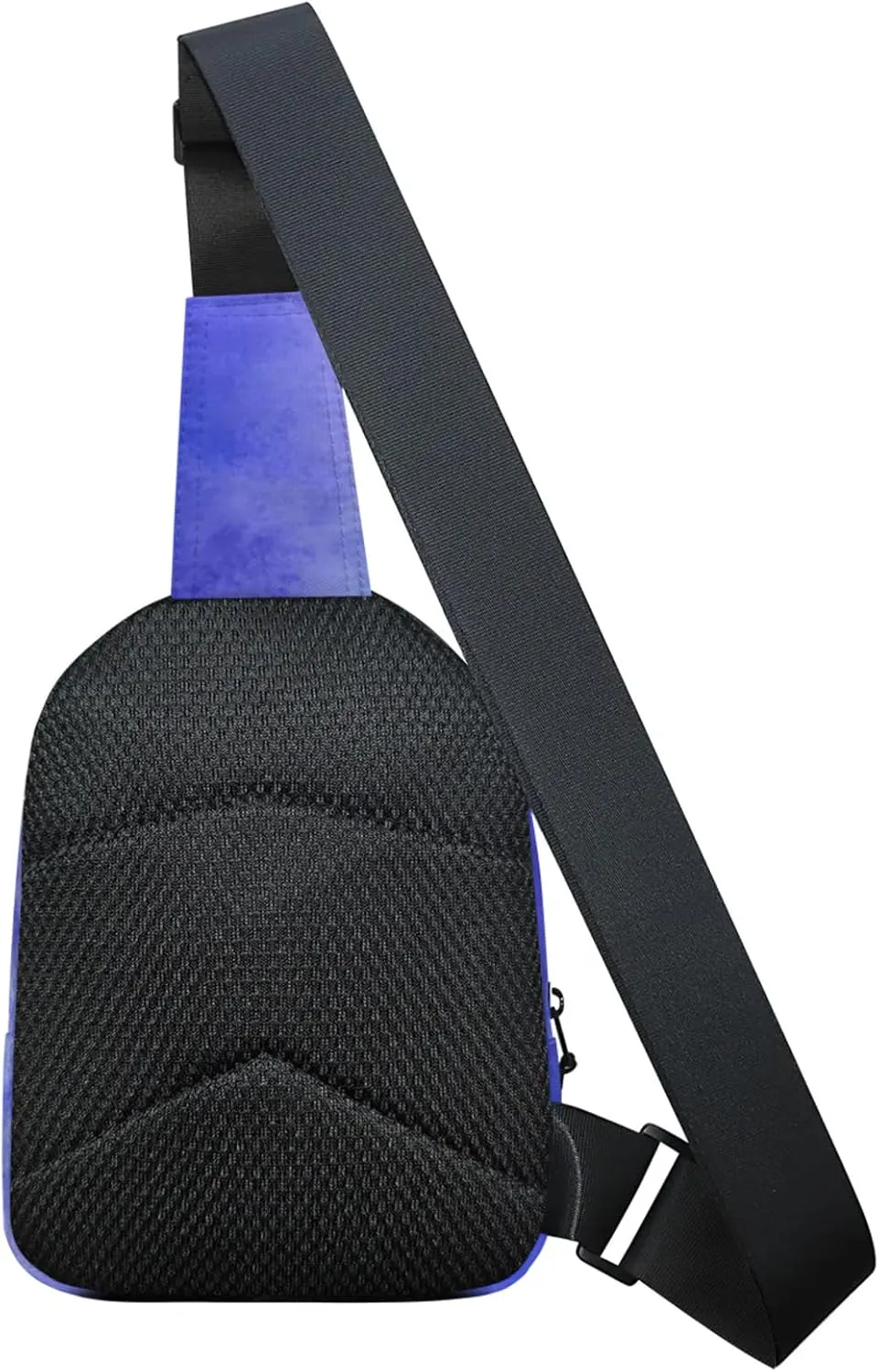 Custom Sling Bag Personalized Chest Bag Crossbody Bags with Initial Travel Shoulder Backpack for Outdoor Sports, Blue