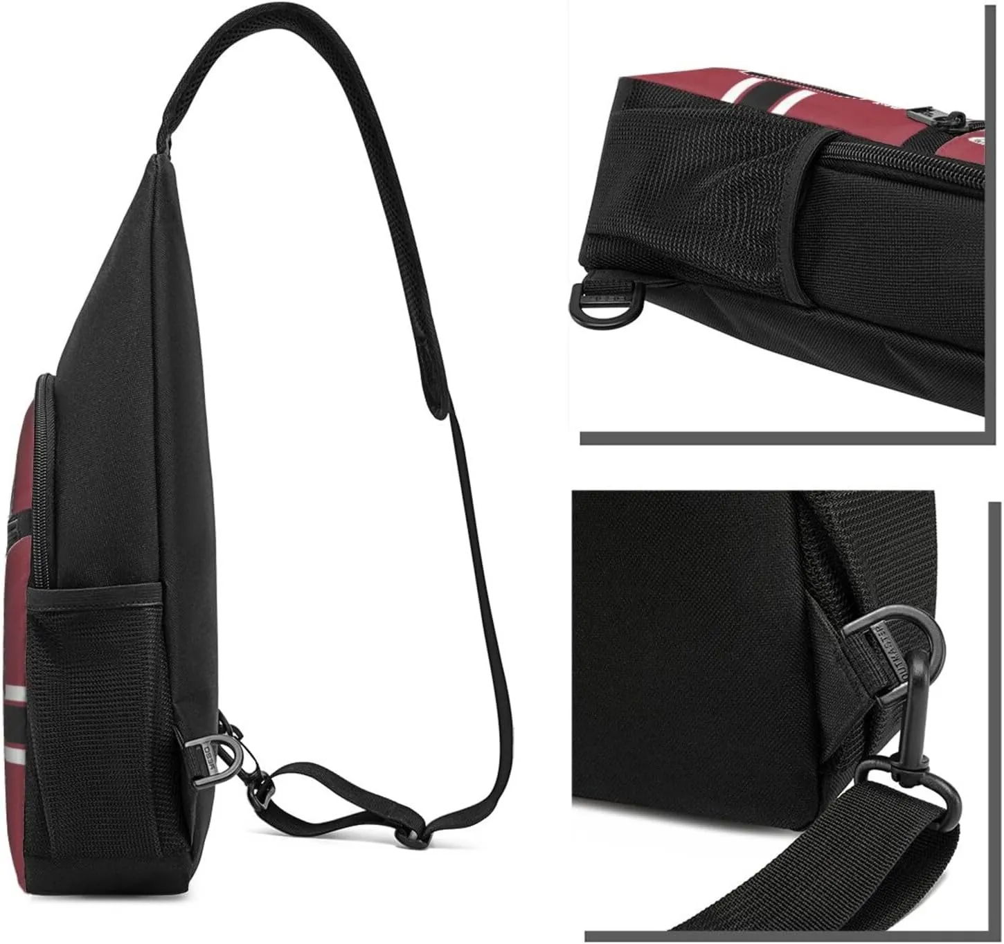 Custom Sling Bag, Personalized Crossbody Bags with Name and Number, Customize Sling Shoulder Backpack