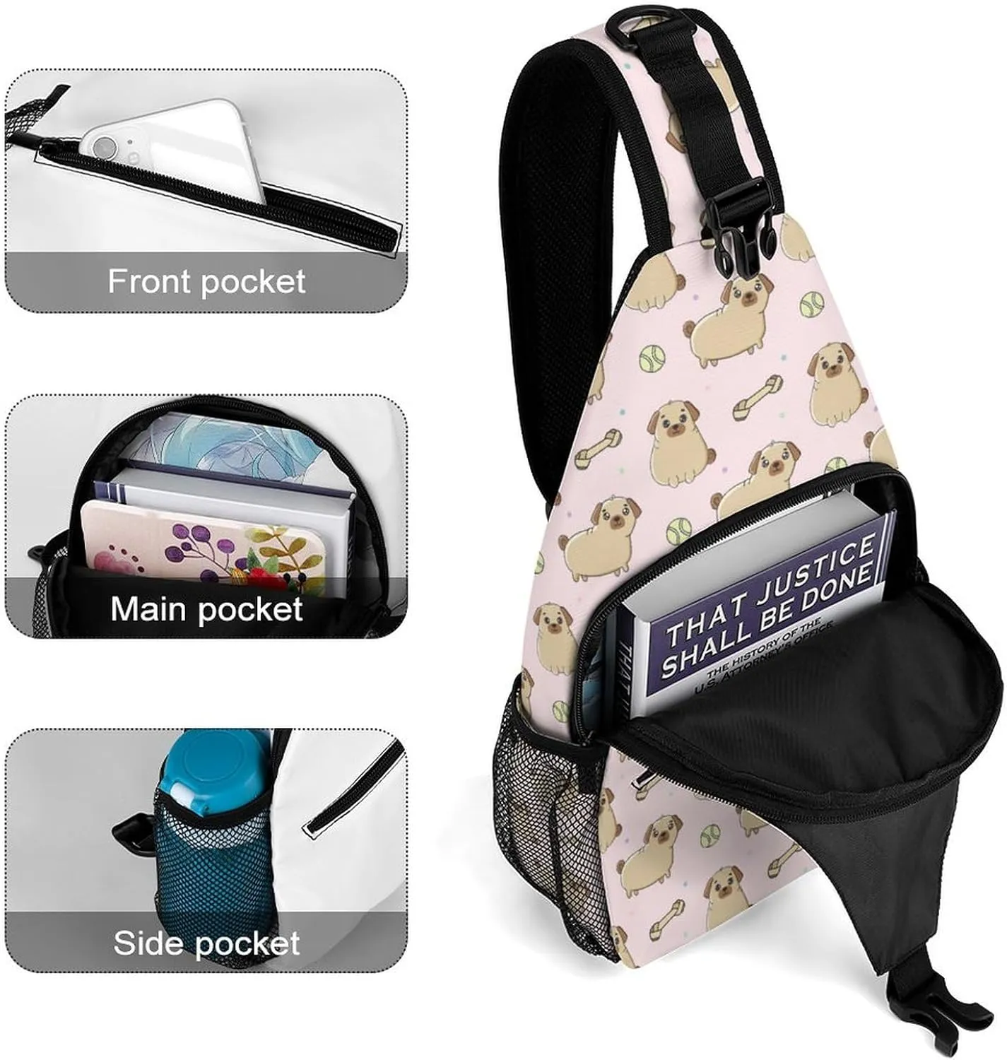 Cute Baby Penguin Versatile And Convenient Multipurpose Crossbody Bag - Perfect for Travel And Hiking