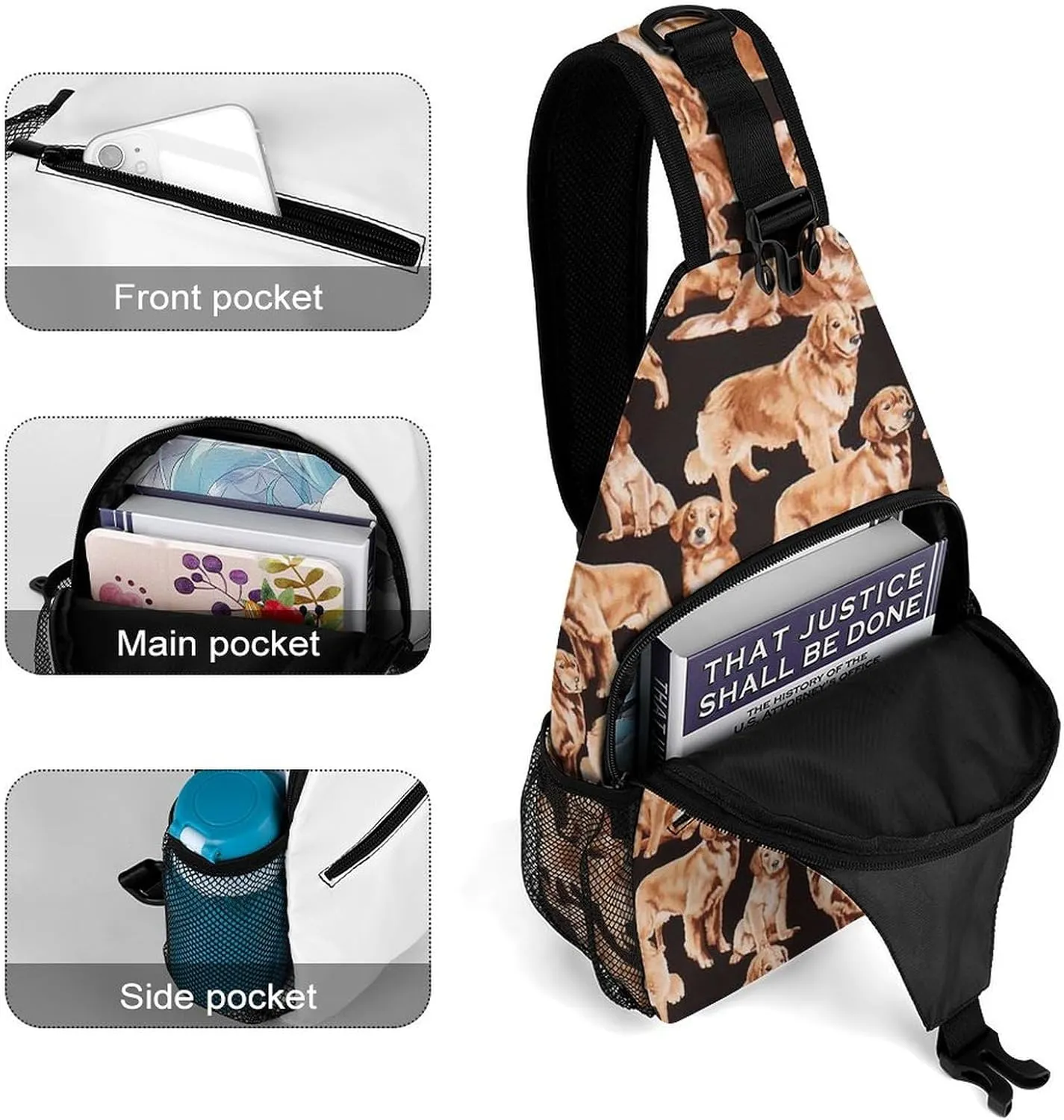 Cute Baby Penguin Versatile And Convenient Multipurpose Crossbody Bag - Perfect for Travel And Hiking
