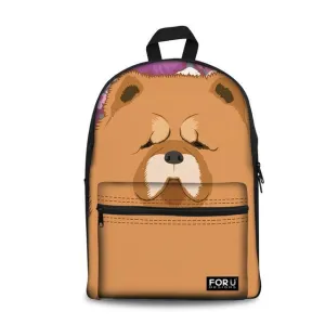 Cute Chow Dog Bag