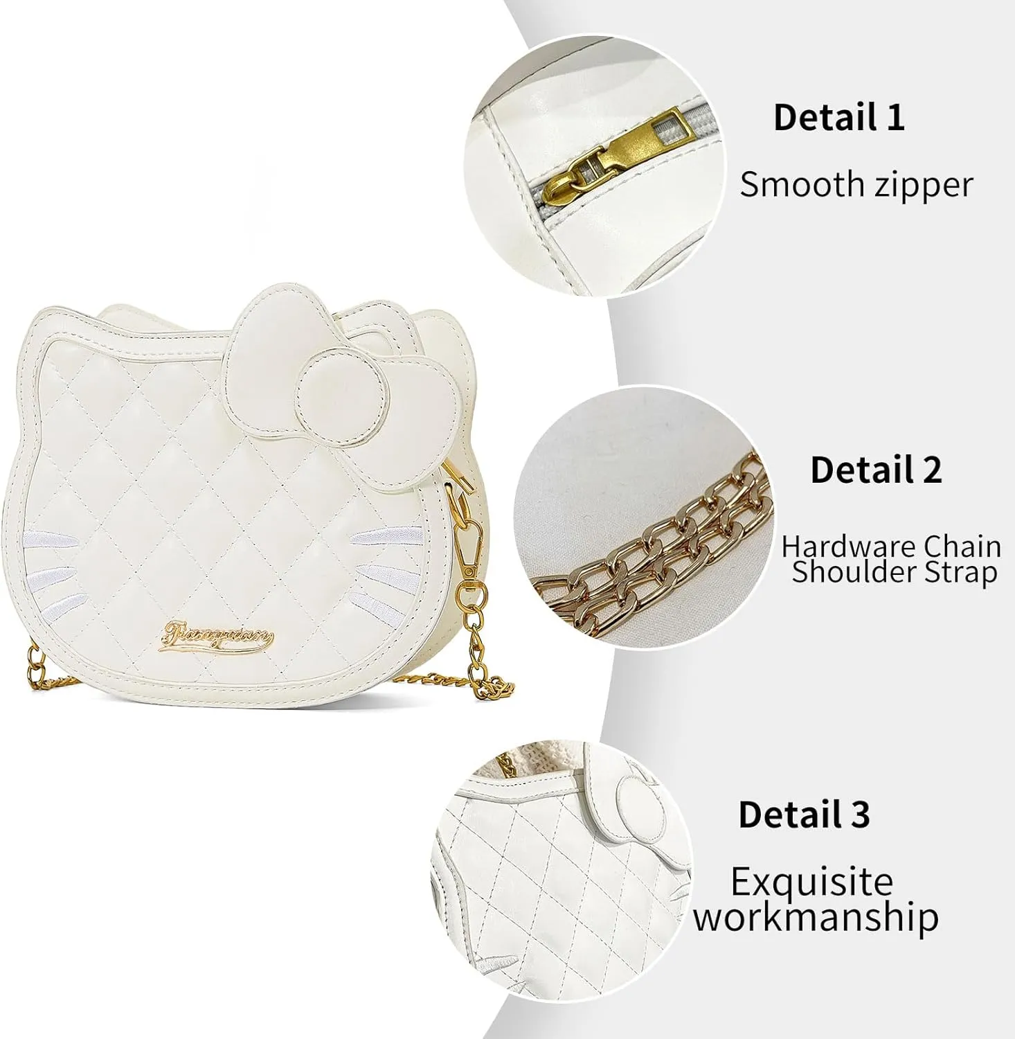 Cute Crossbody Bags for Women, Small Shoulder Bag, Leather Coin Purse with Zipper, Gifts for Her