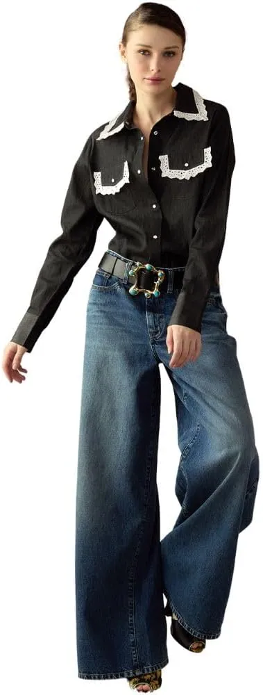 Cynthia Rowley Not My First Rodeo Denim Shirt